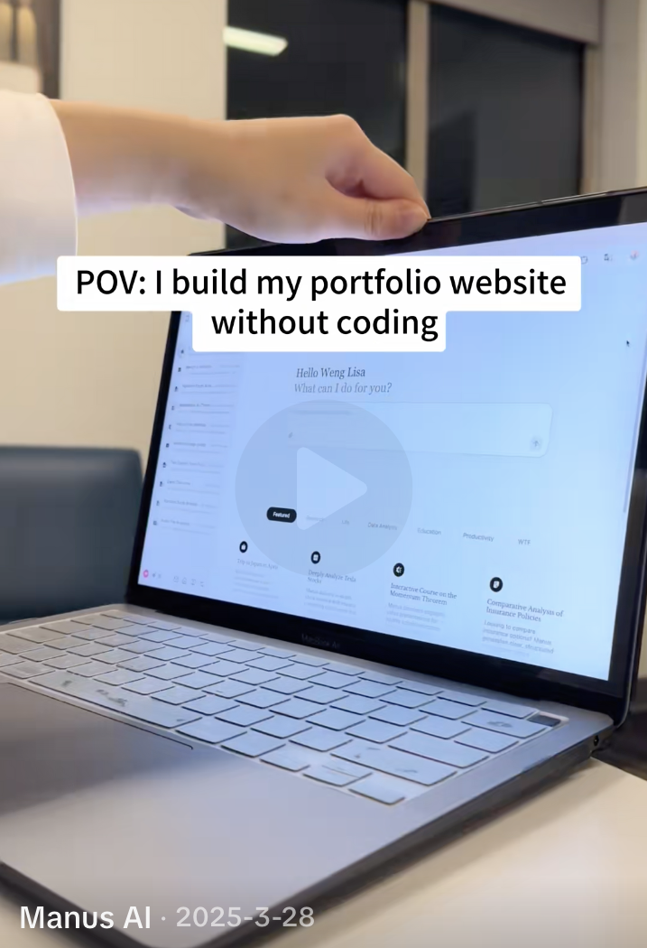 Portfolio without coding