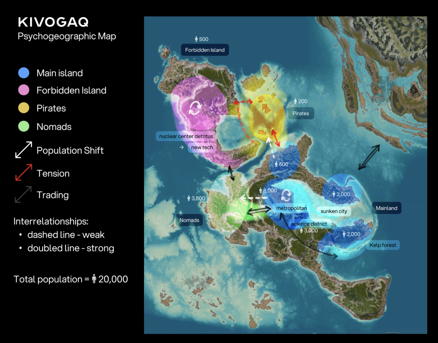 Psychogeographic map