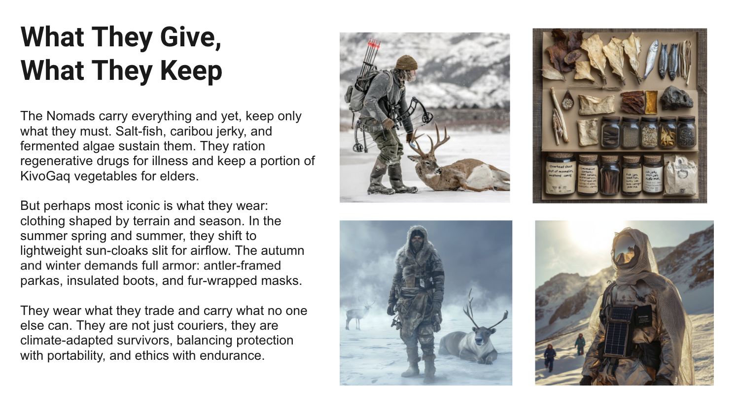 What They Give, What They Keep